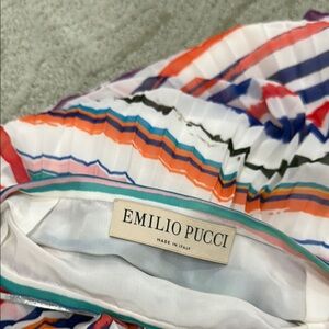 Emilio Pucci Multicolor Striped Skirt